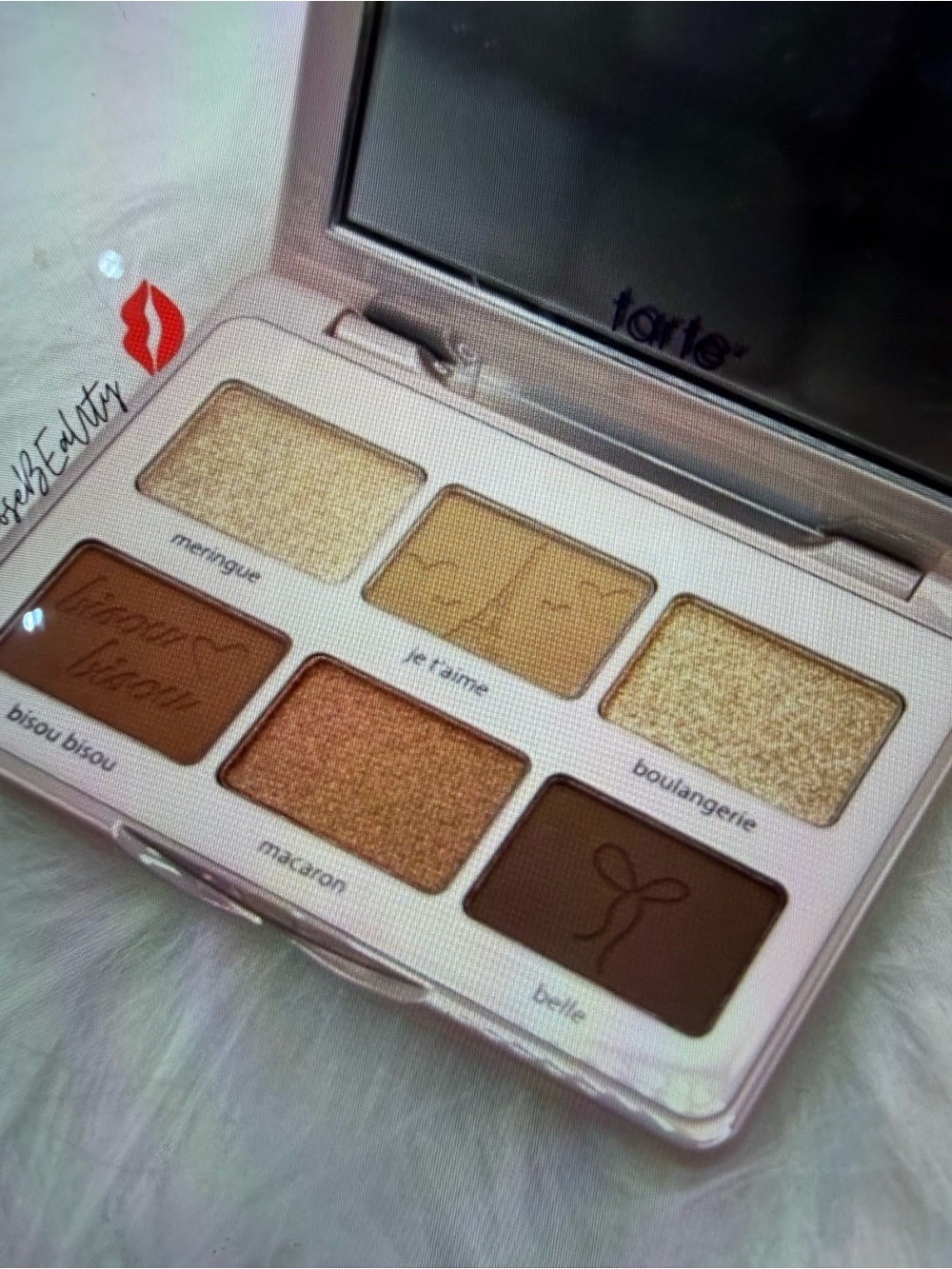 tarte Neutral Mini Eyeshadow Palette — Gold, Bronze & Brown Shades. Crème Brûlée